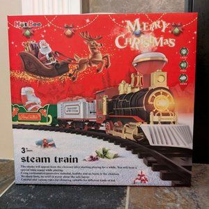 Santa Christmas Train With Steam And Sound